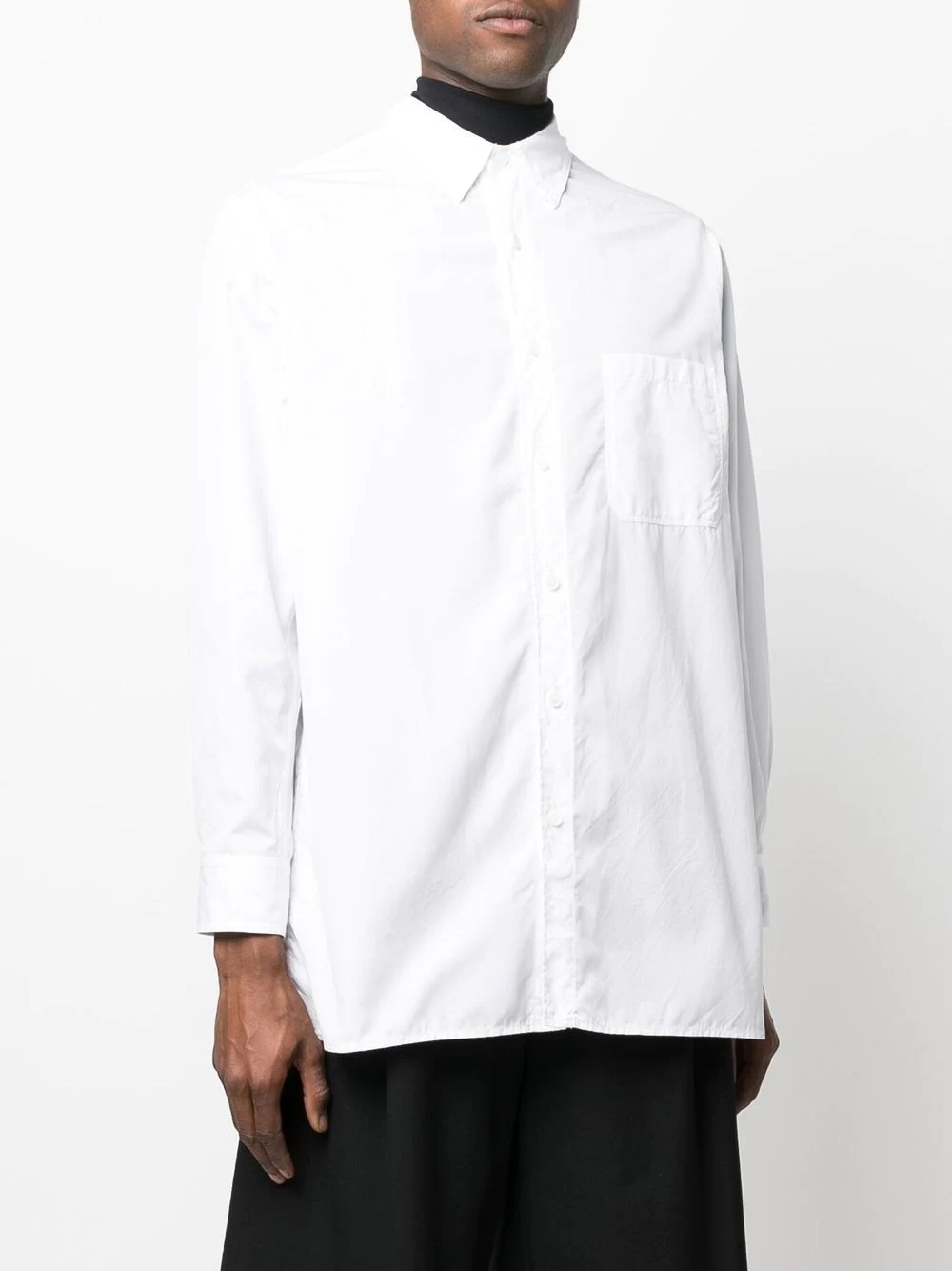 buttoned long-sleeve shirt - 3