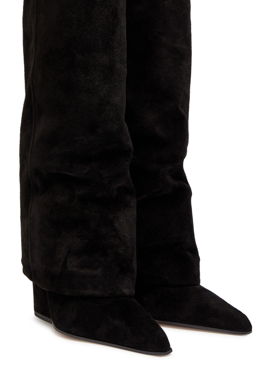 Paris Texas Jane 100 Suede Knee-high Boots - 3