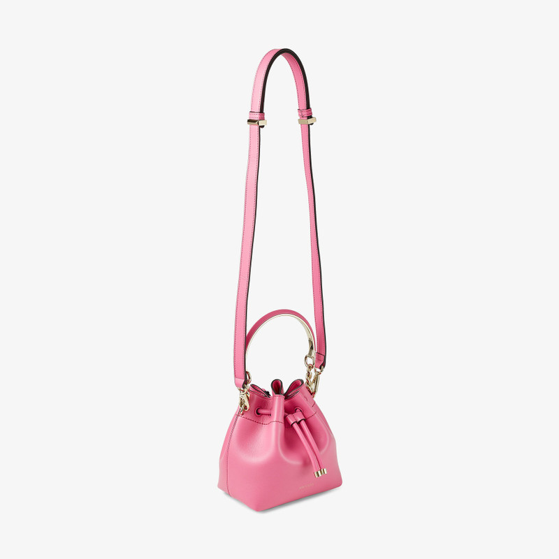 Bon Bon Bucket S
Candy Pink Leather Bucket Bag with Light Gold Hardware 6