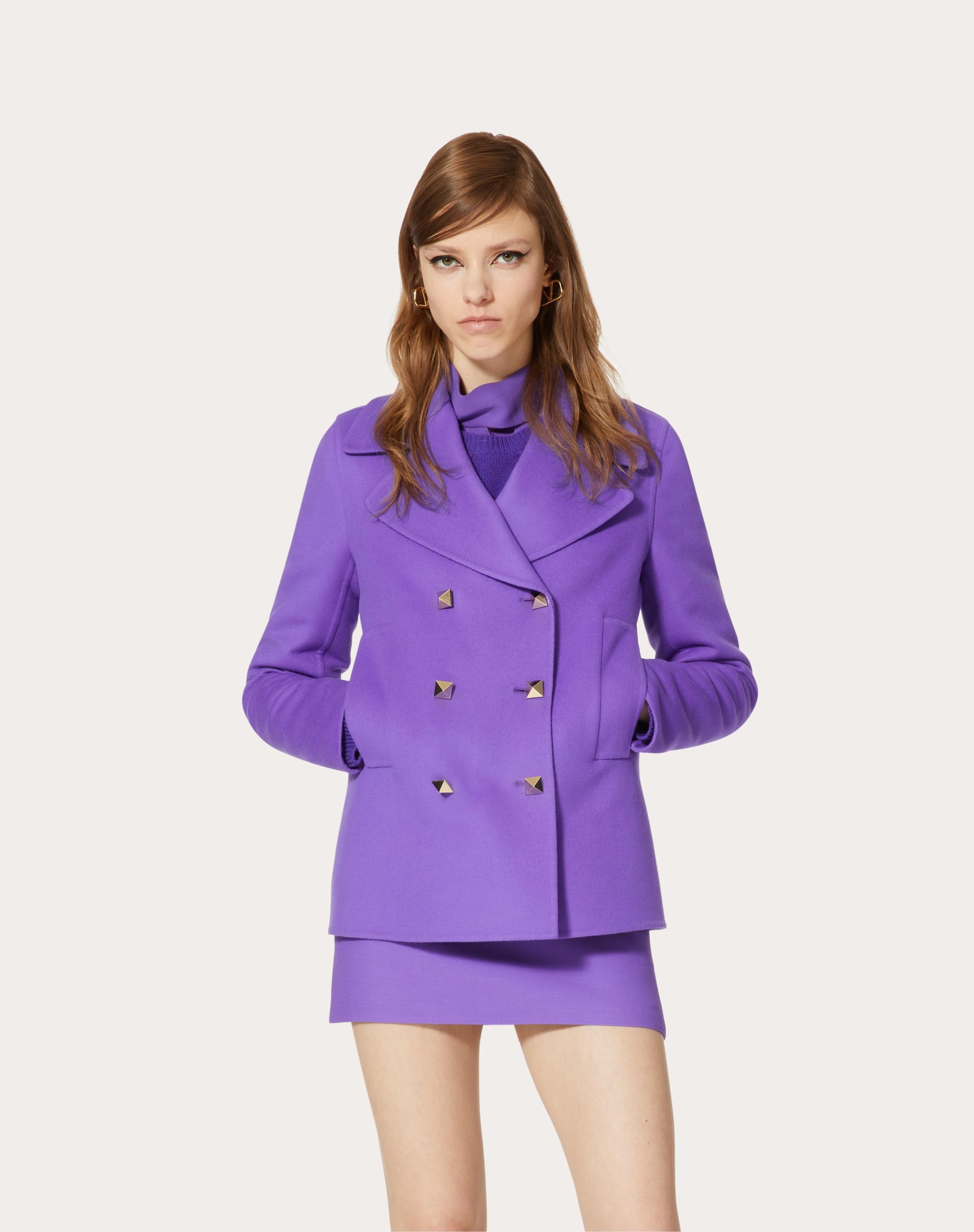 COMPACT DRAP PEACOAT - 3
