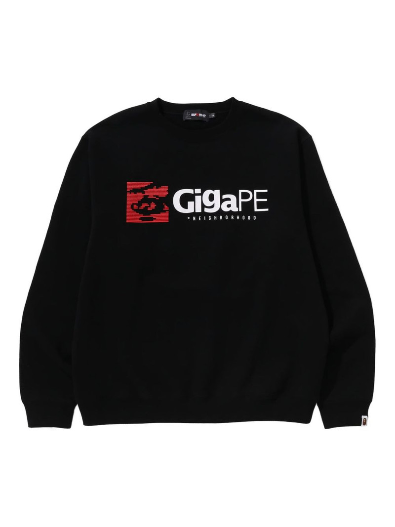 logo-print crew-neck sweatshirt 1