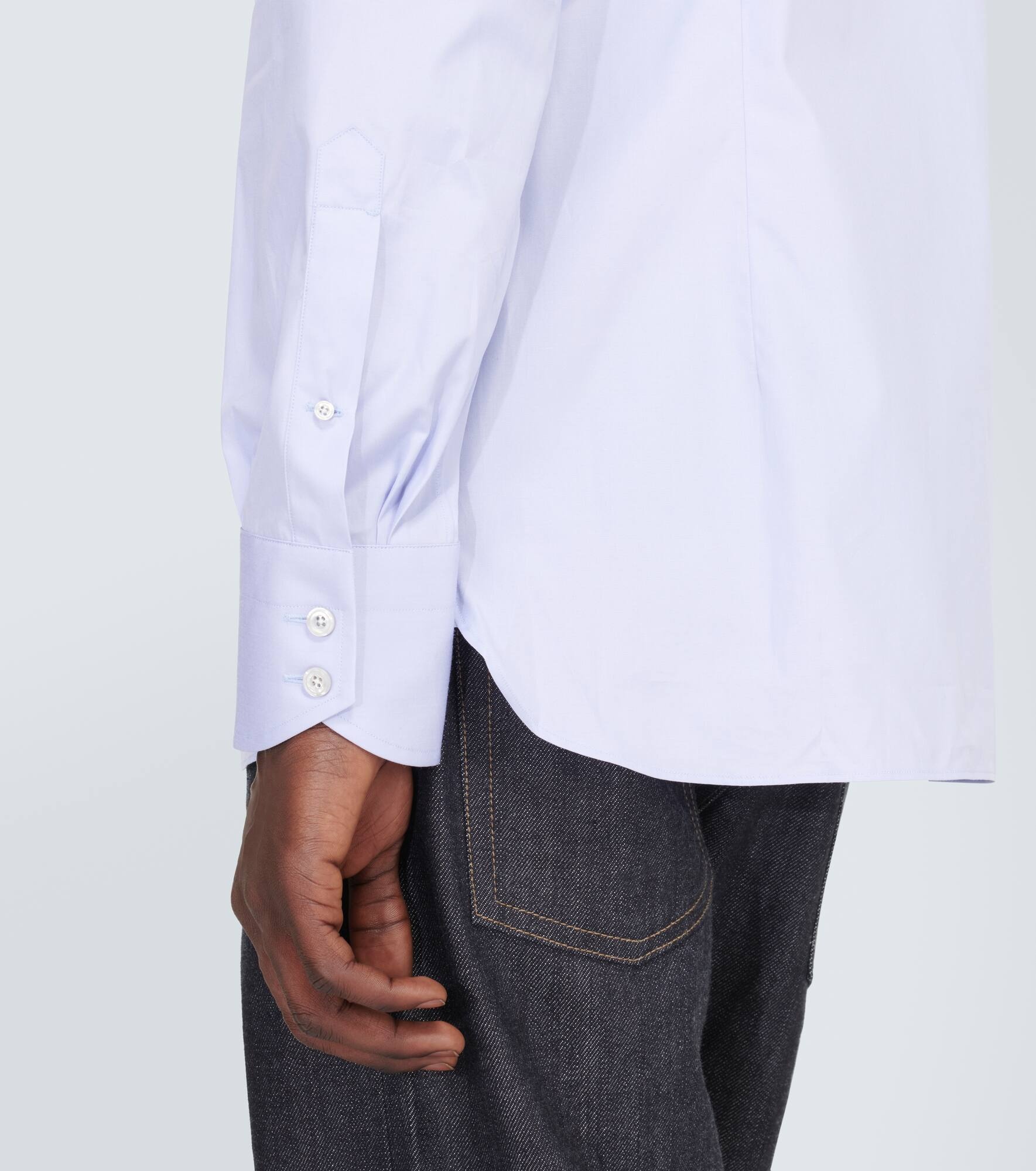 Cotton poplin shirt - 6