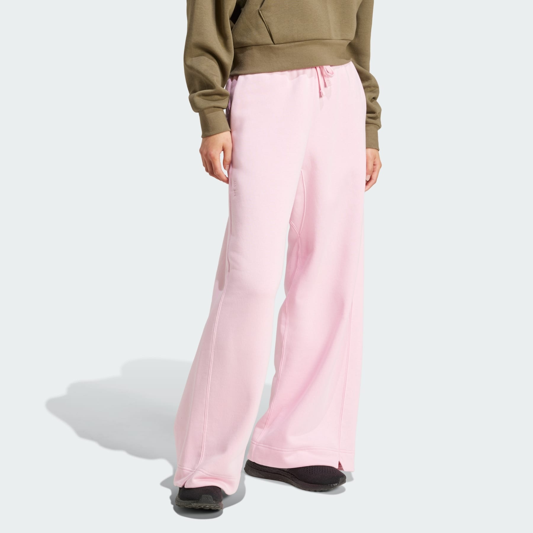 ALL SZN Fleece Loose Wide-Leg Pants - 4