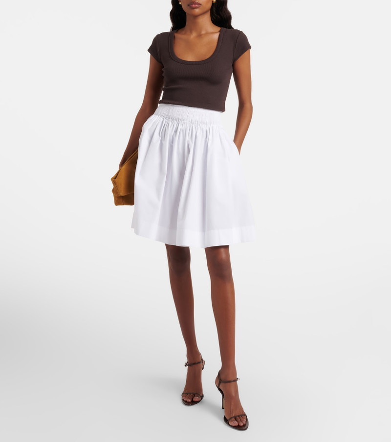 JOSEPH Saba ribbed-knit cotton-blend T-shirt outlook