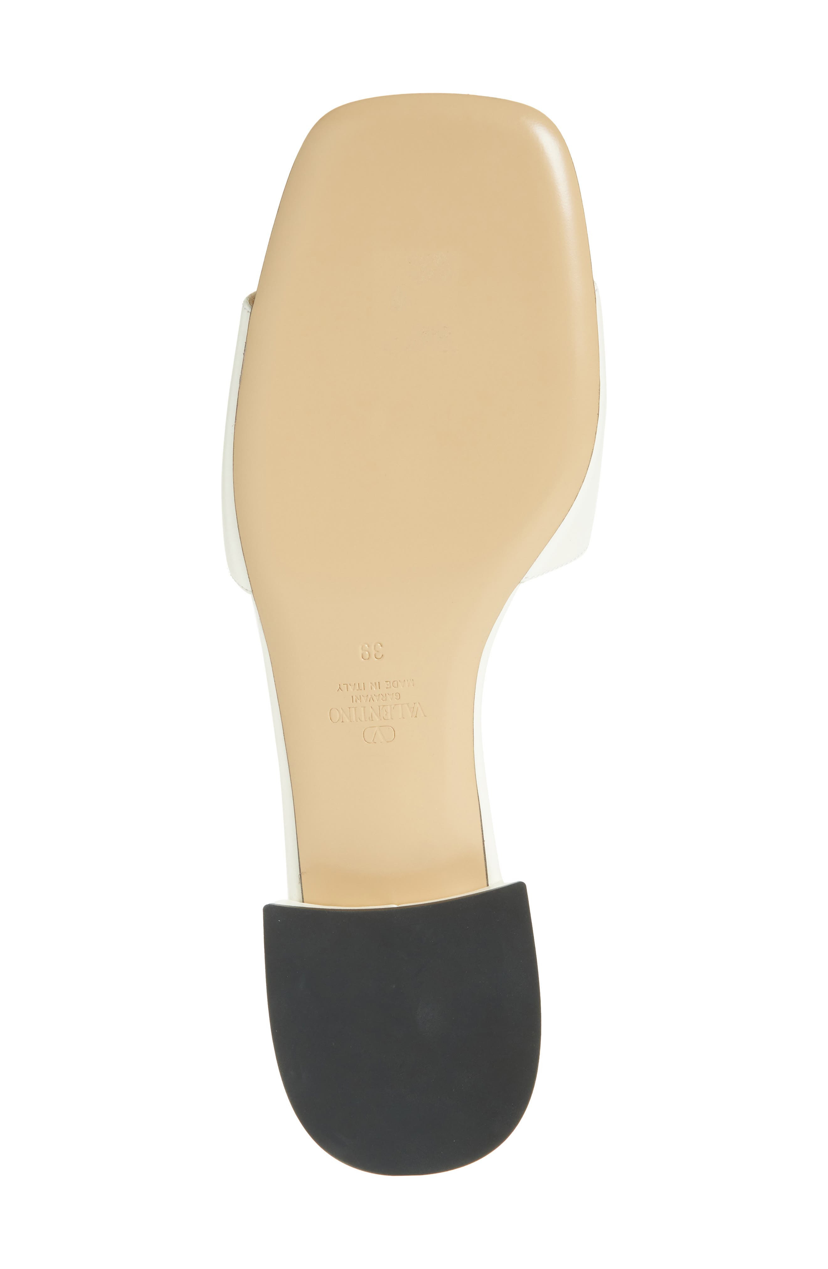 Valentino Garavani VLOGO Signature Slide Sandal in Ivory at Nordstrom - 6