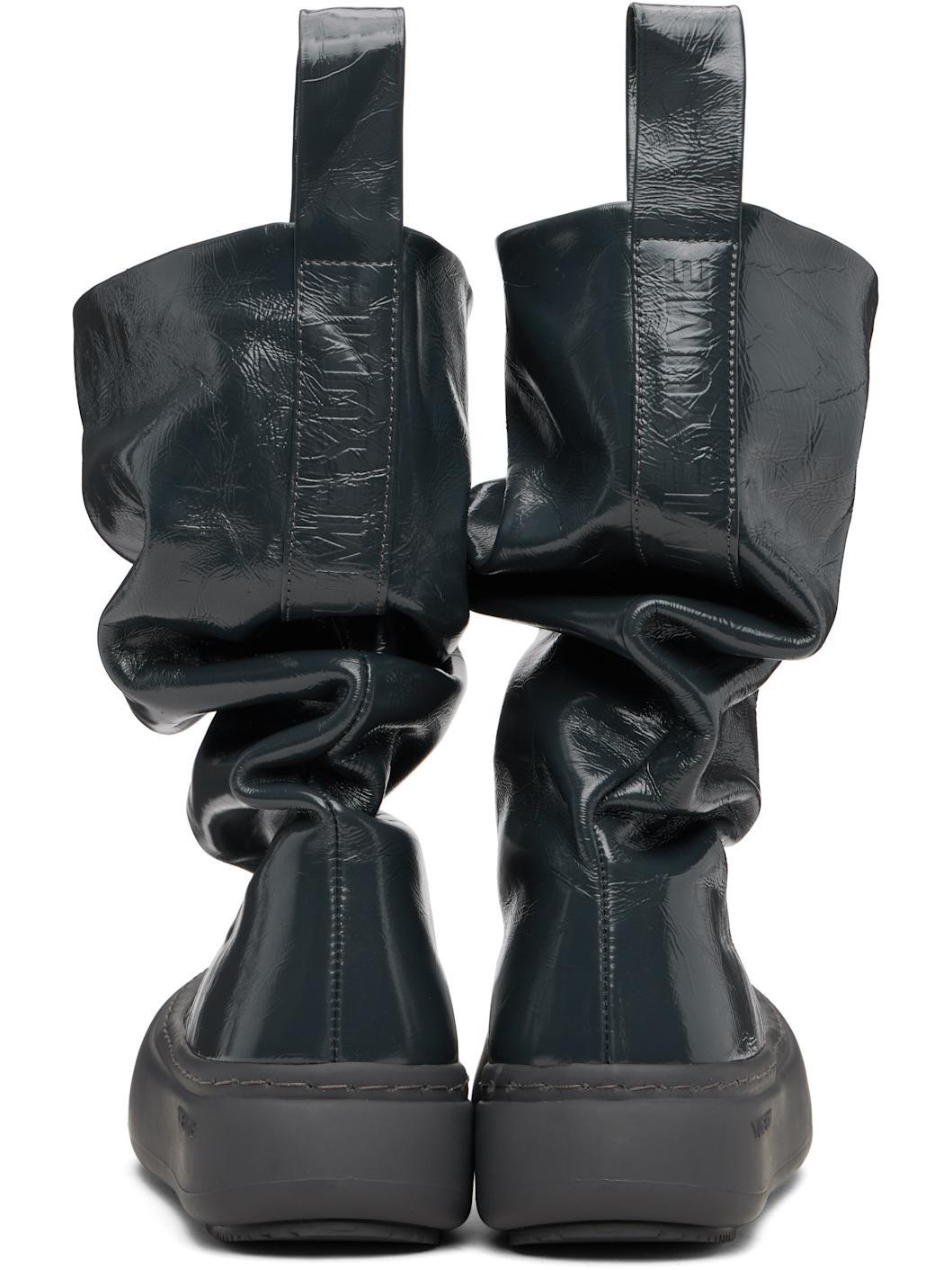 Gray Fisherman Low Boots - 2