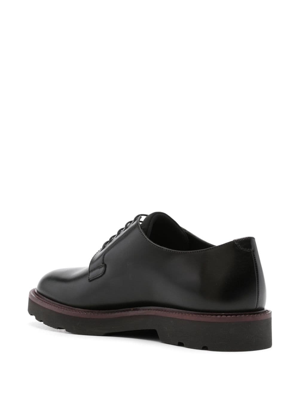 leather derby shoes - 3