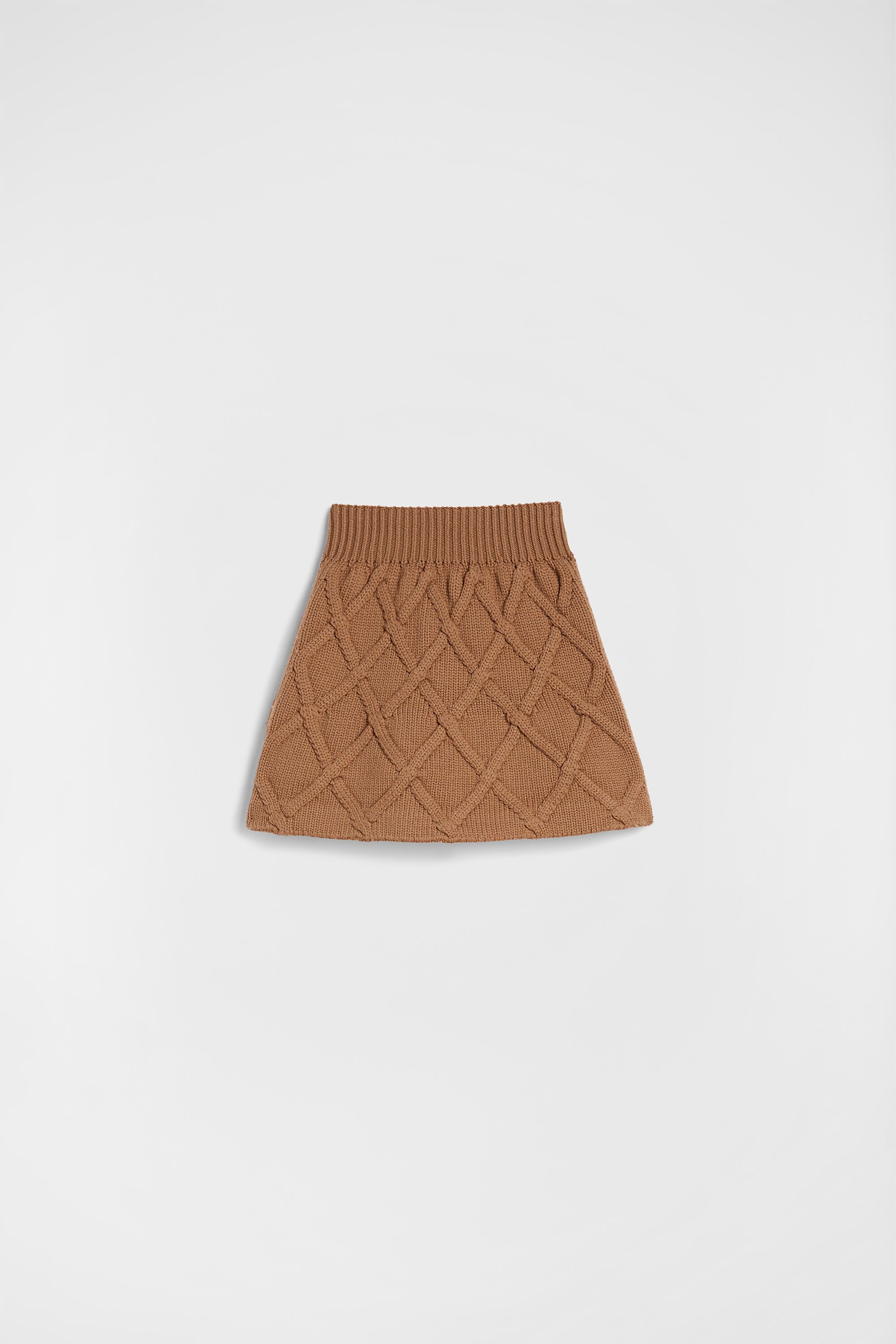 Wool Knit Mini Skirt - 3