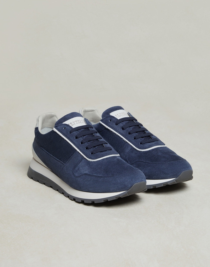 Punched and washed suede runners 2