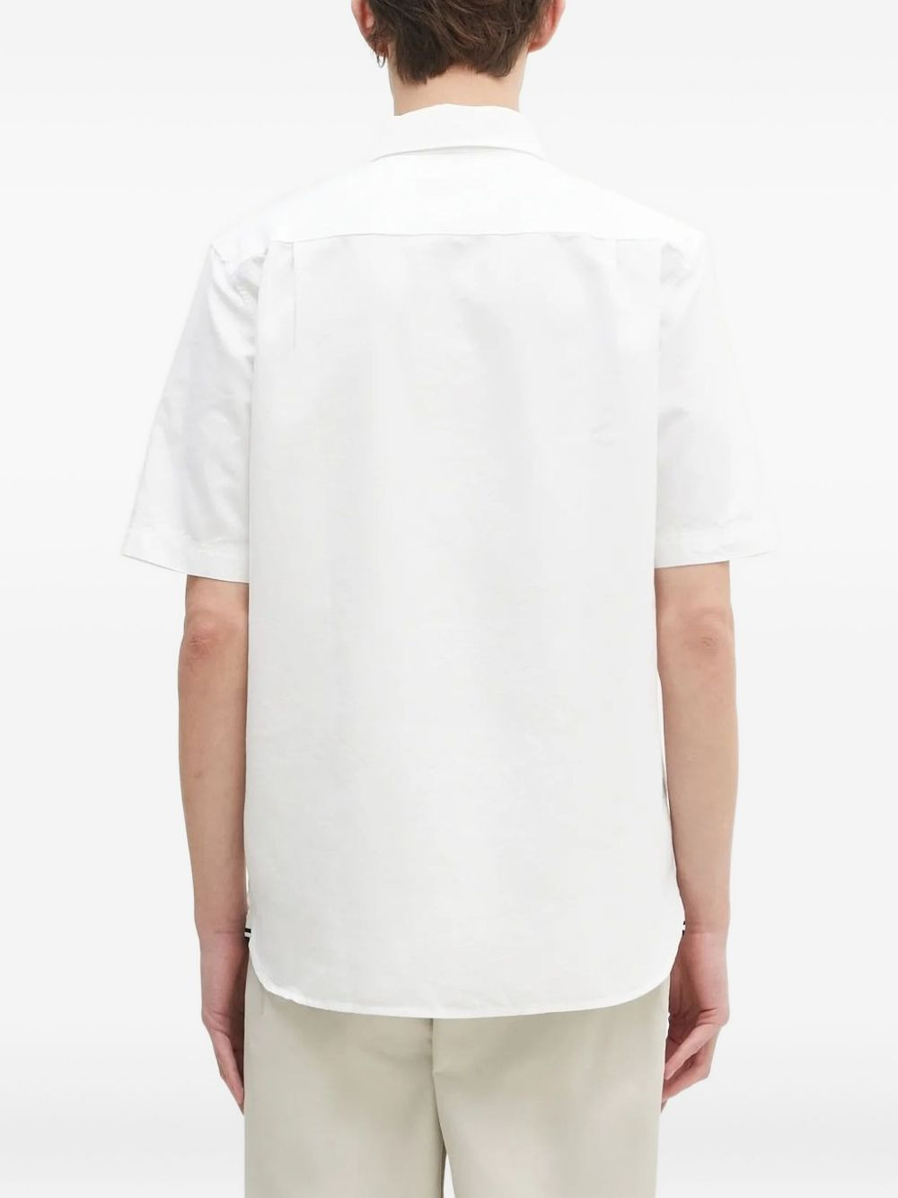 embroidered-logo shirt - 3