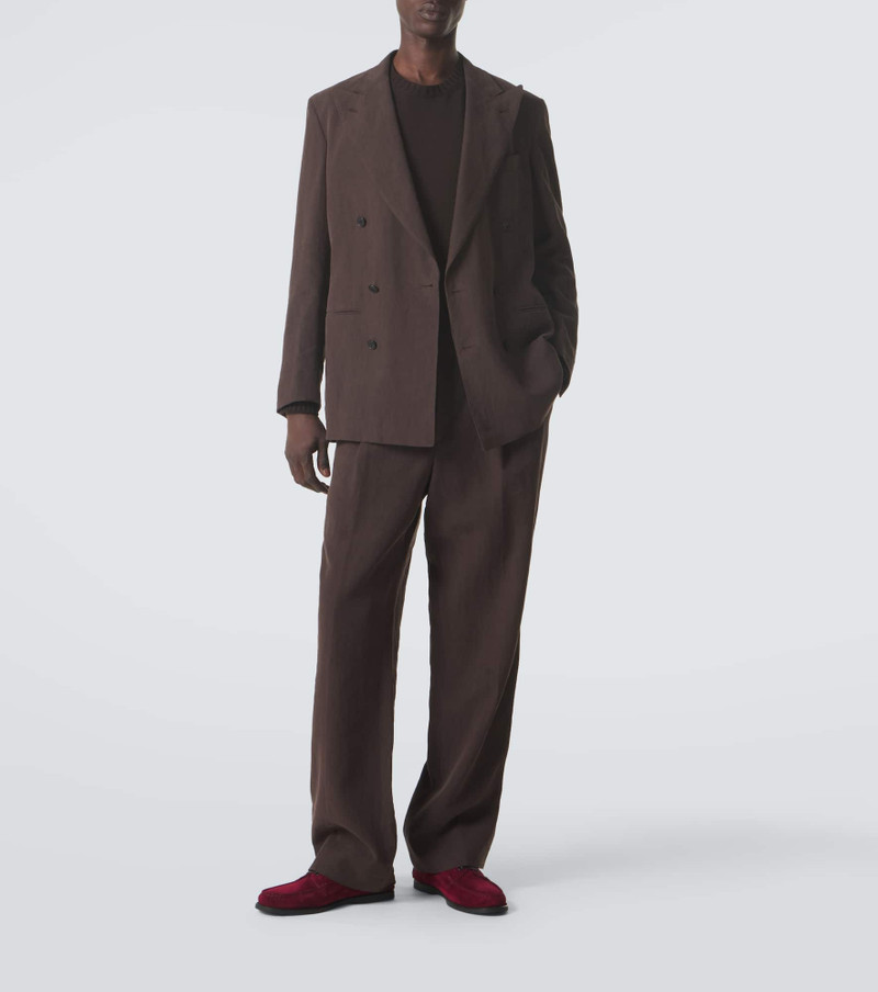 SAMAN AMEL City Moc suede boat shoes outlook