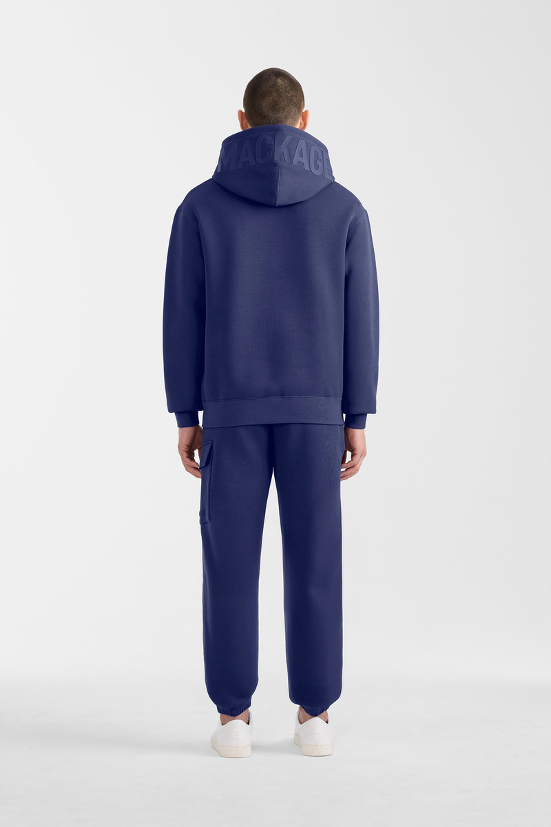 KOLTON-Z Double-Face Jersey Logo Hoodie 5