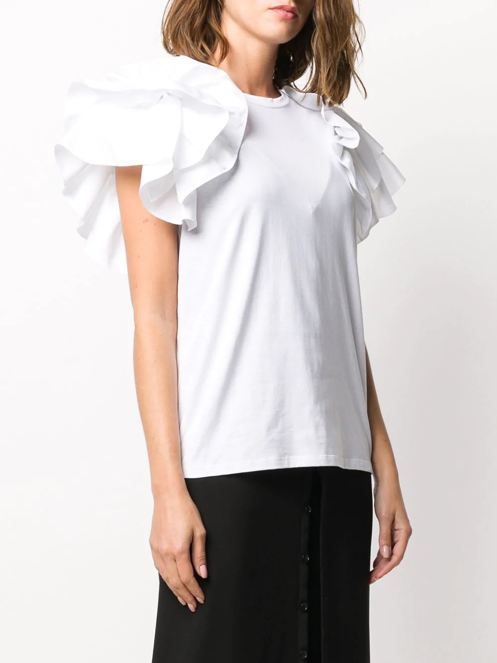 ruffled sleeve top - 3