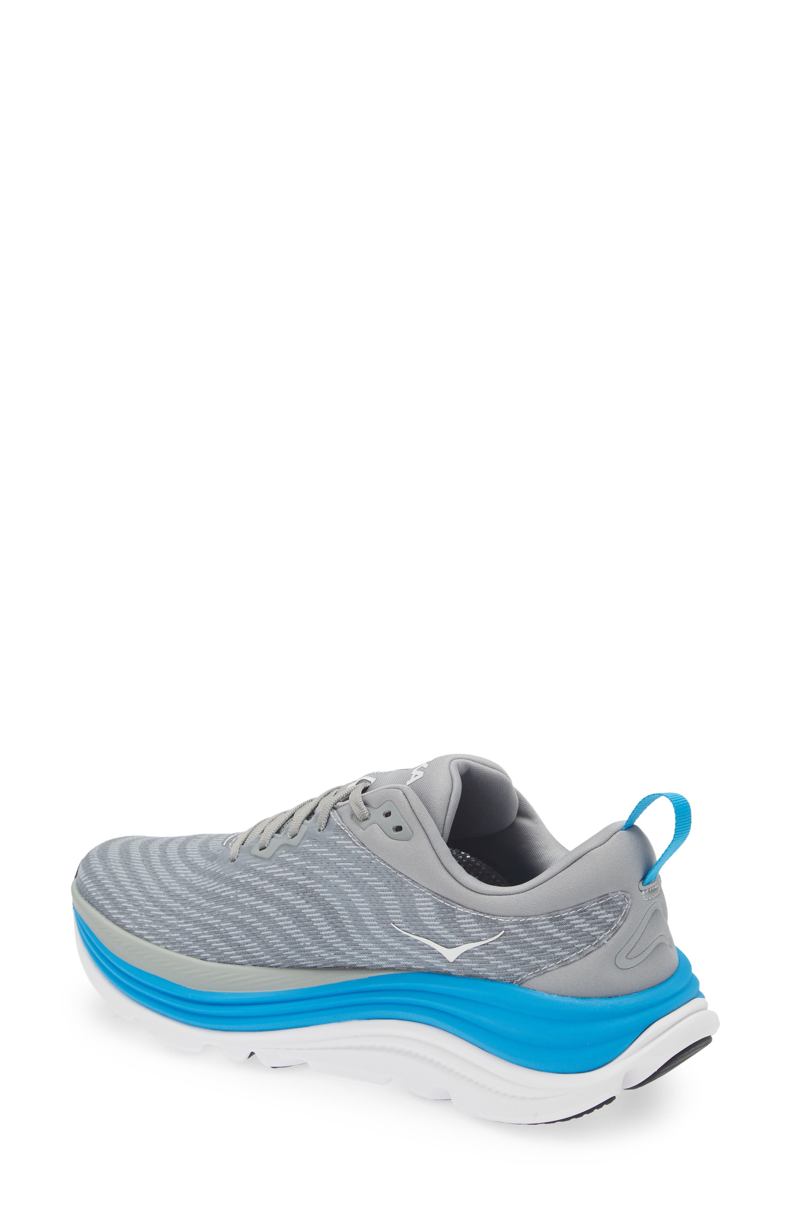 HOKA Gaviota 5 Running Shoe in Limestone /Diva Blue at Nordstrom - 2