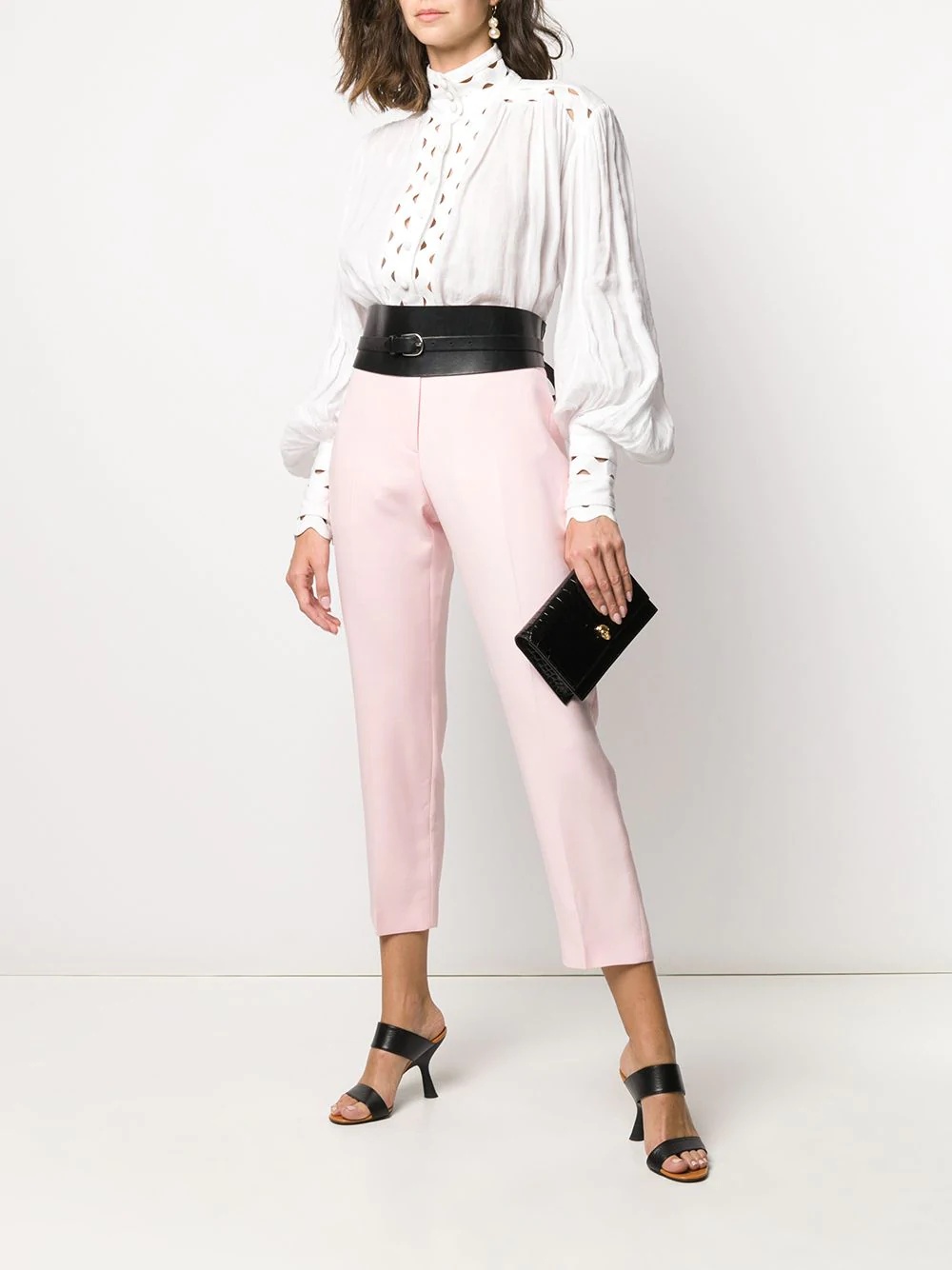 cropped tailored trousers - 2