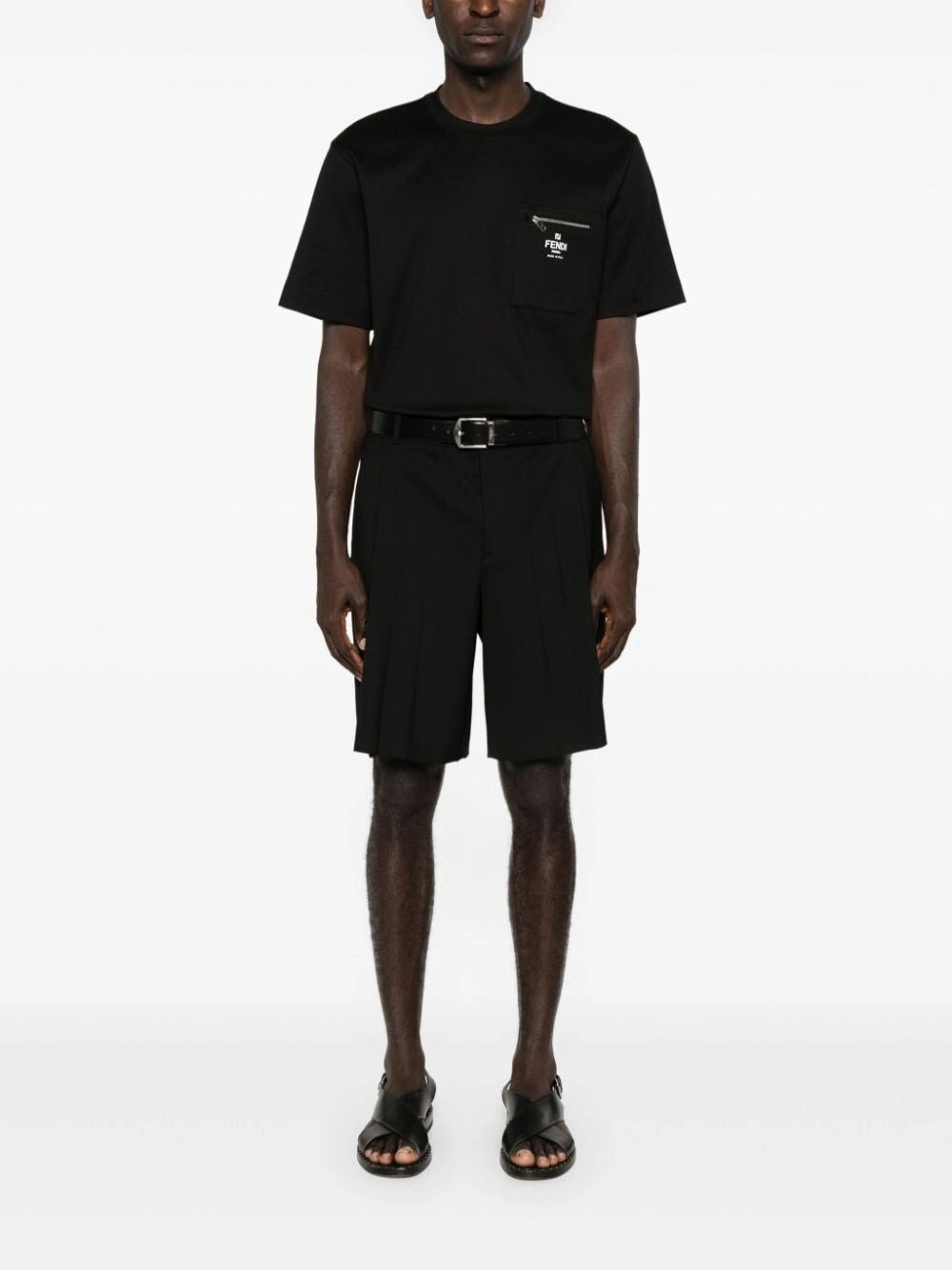 Fendi Men `Fendi Roma` Print T-Shirt - 2