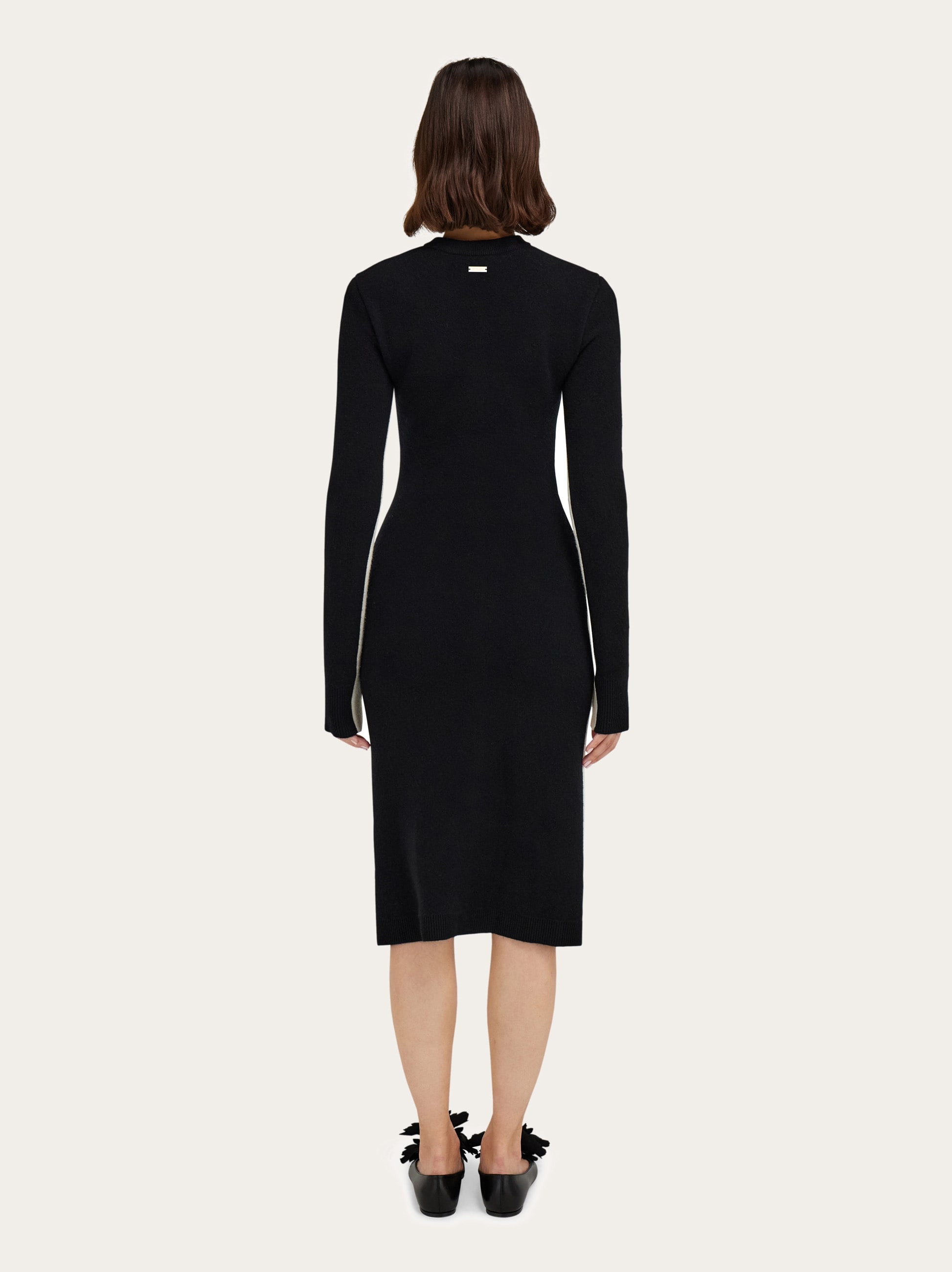 Two tone knitted dress - 4