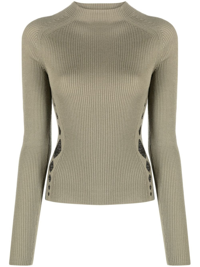 Snake Diamond Skivvy wool jumper - 1