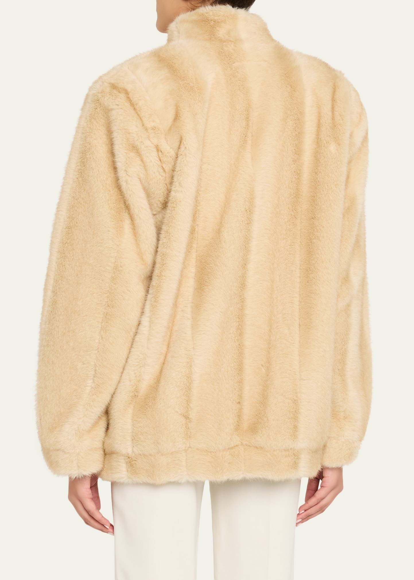 Straight Faux Fur Jacket - 3