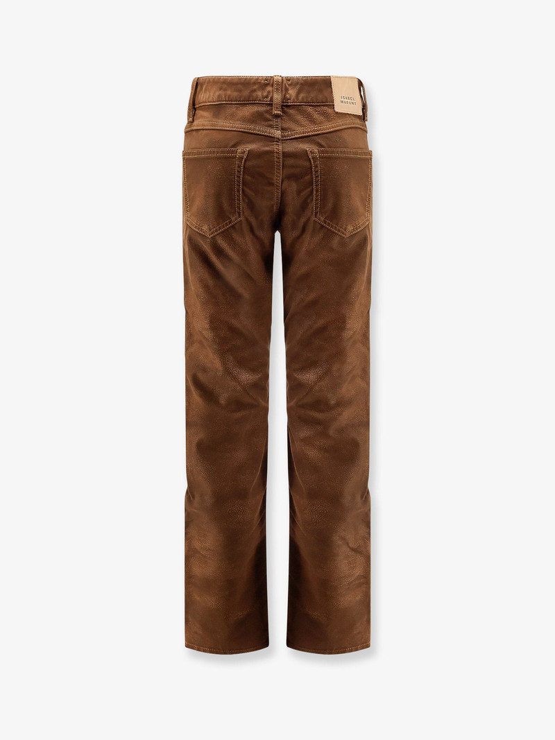Isabel Marant Étoile Kelsie Leather-Alternative Material Trousers outlook