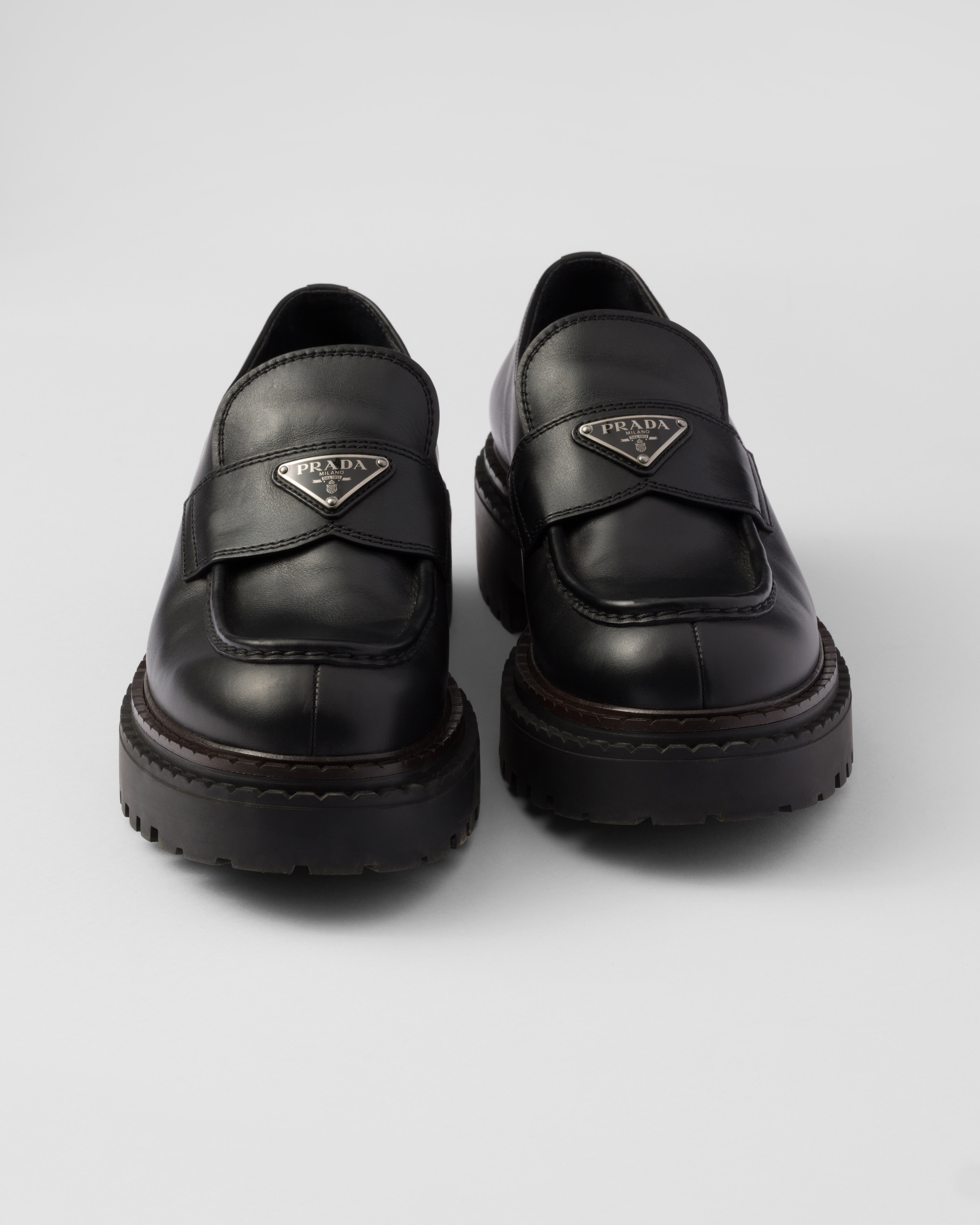 Double Chocolate leather loafers - 5