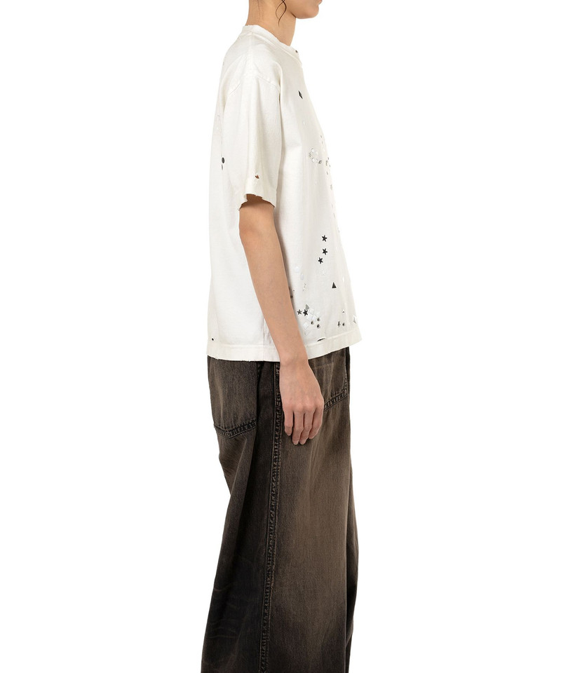 Embellished Distressed T-Shirt 7