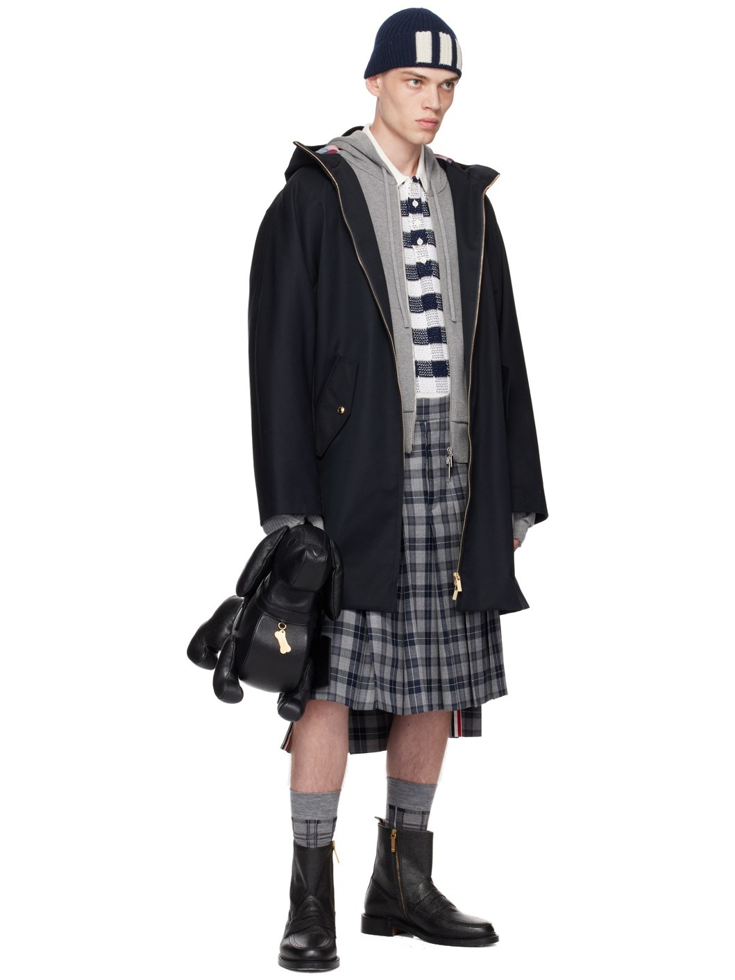 Thom Browne COTTON MILANO ARMBAND HOODIE - MKT008A-Y3007-055