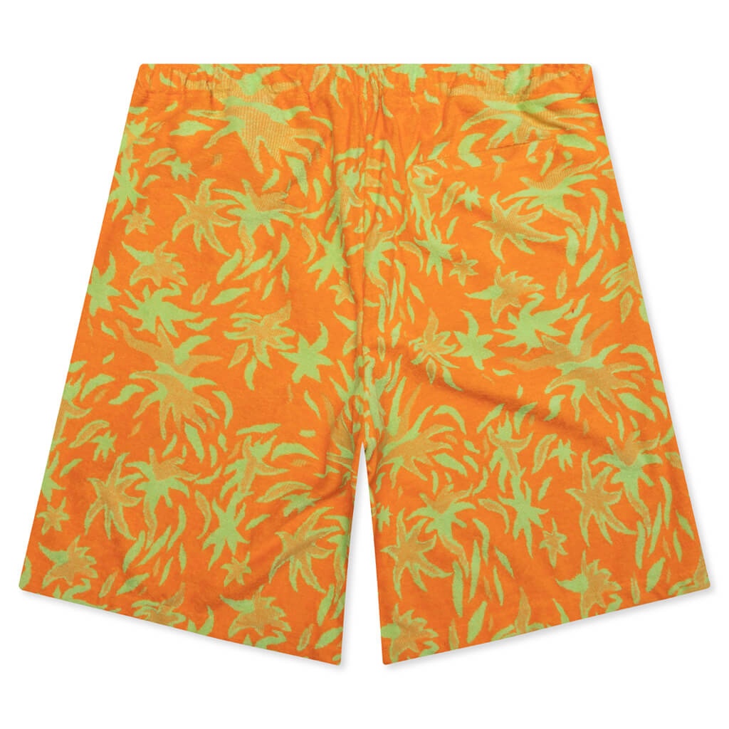 MARNI X NO VACANCY INN JACQUARD SHORTS - CARROT - 2