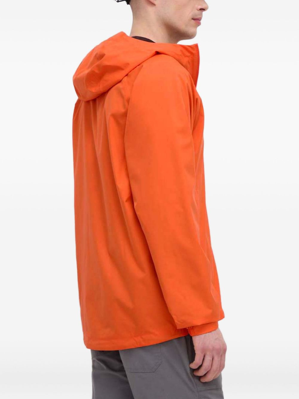 hooded zip-front jacket - 3