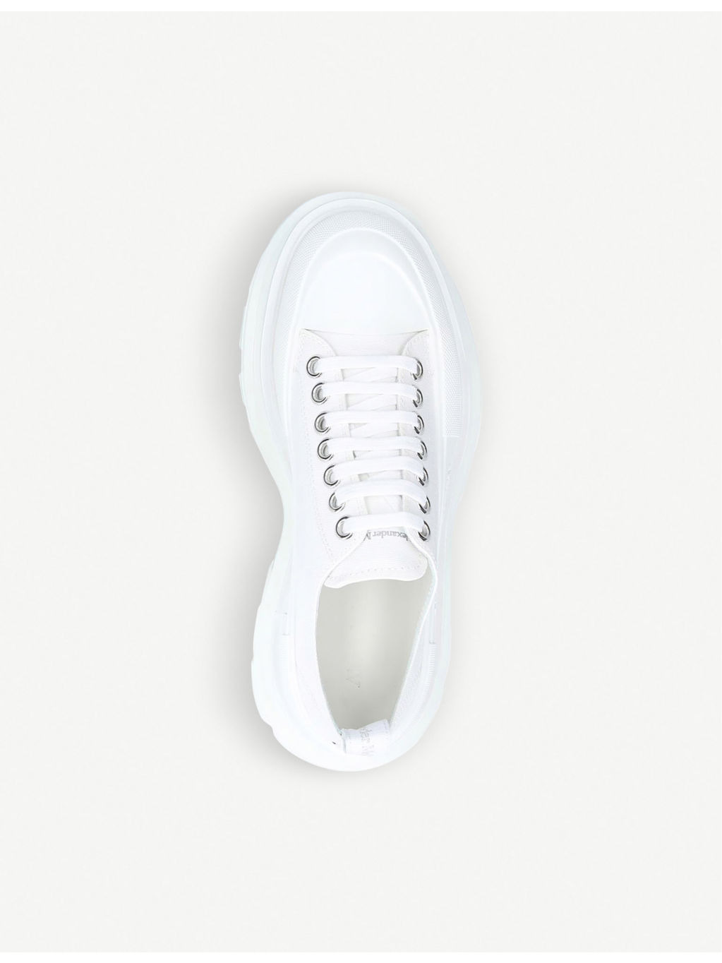 Women's Tread Slick lace-up cotton-canvas trainers - 2