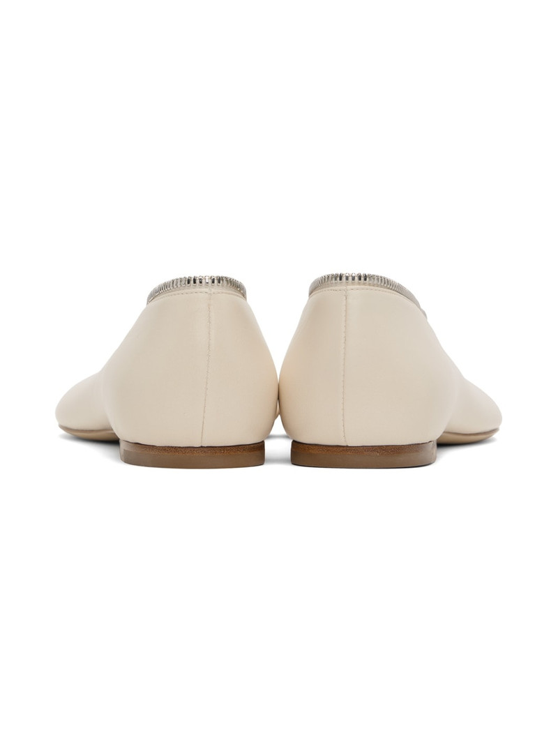 Sadler Zip leather ballerina shoes 2