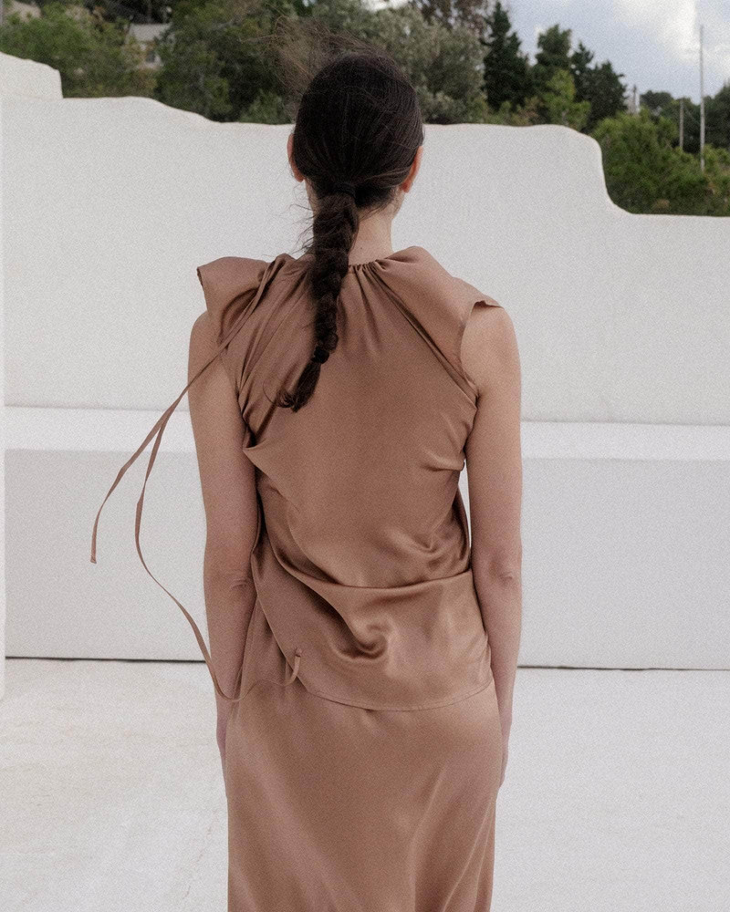 BASERANGE Max Top - Silk Satin outlook