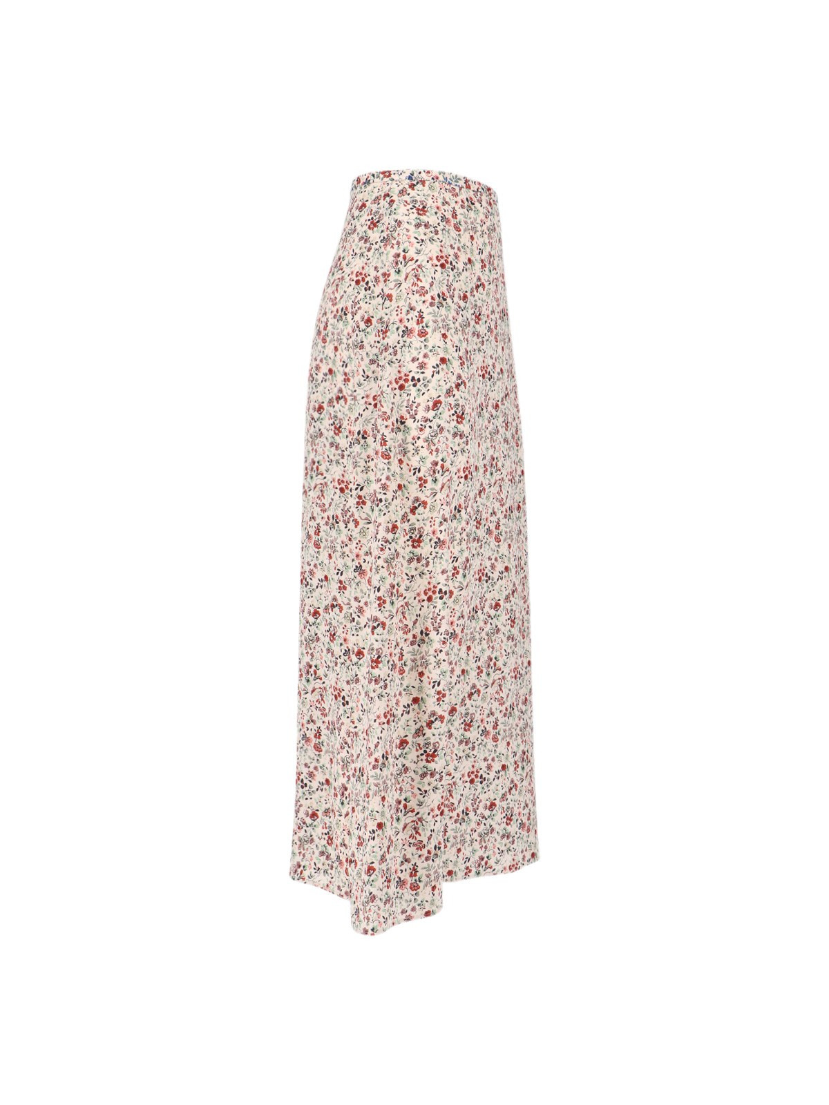 SILK MIDI SKIRT - 2