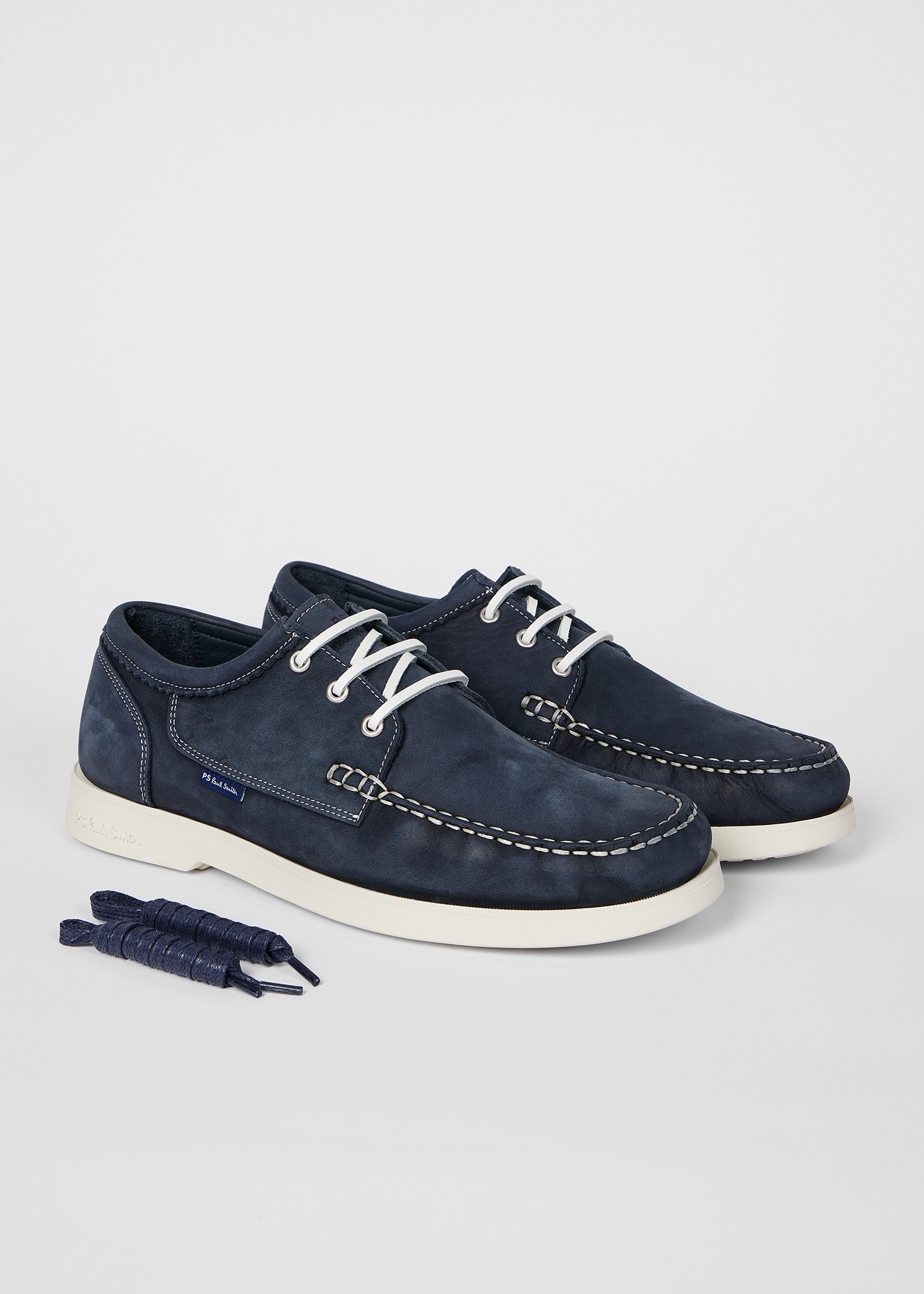 Navy 'Pebble' Boat Shoes - 2