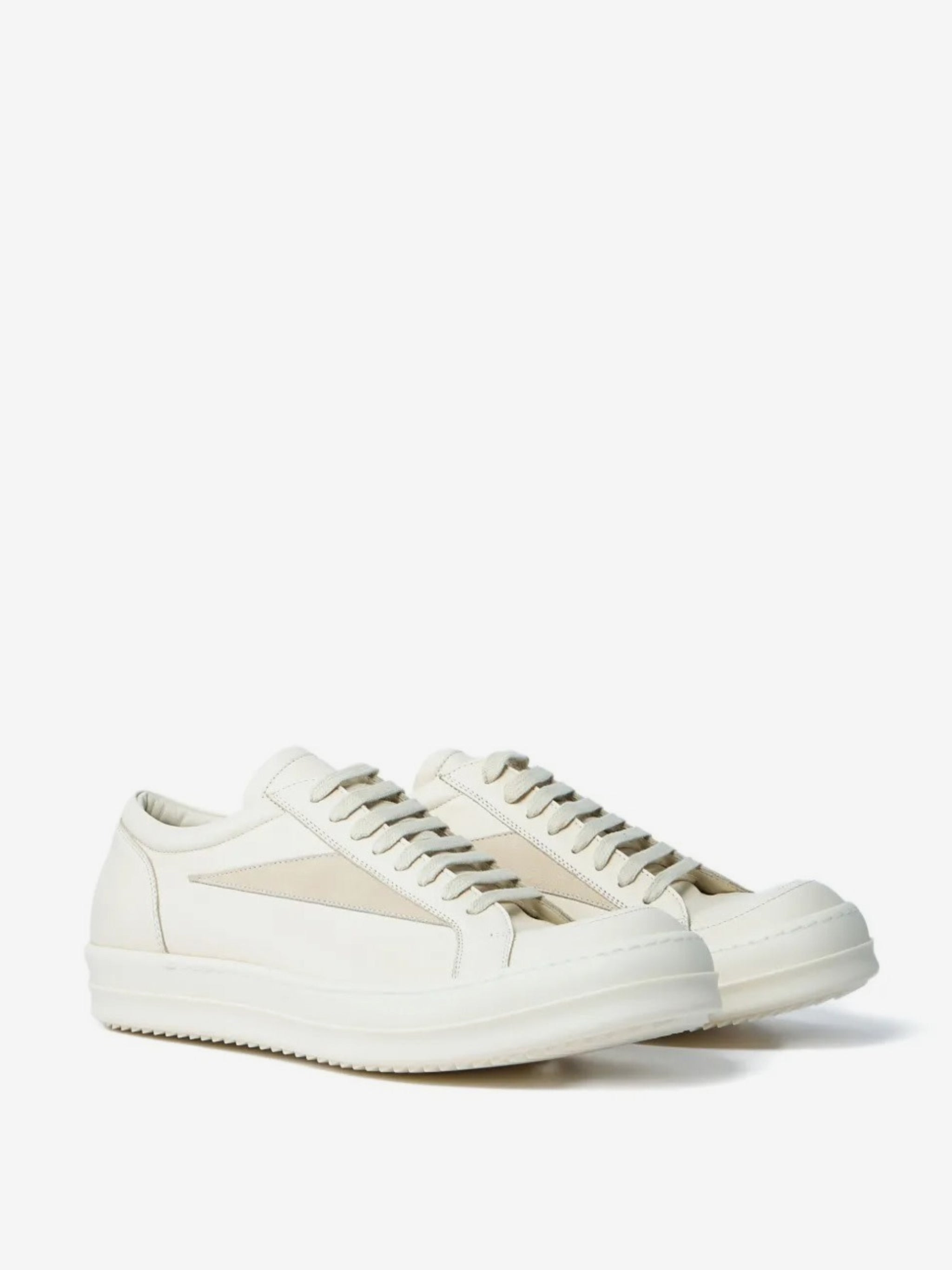 RICK OWENS - Men Leather Vintage Sneakers - 2