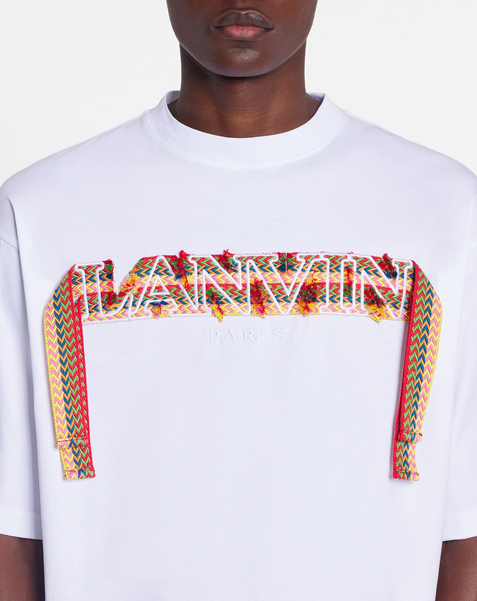 CURB LANVIN EMBROIDERED OVERSIZED T-SHIRT - 5