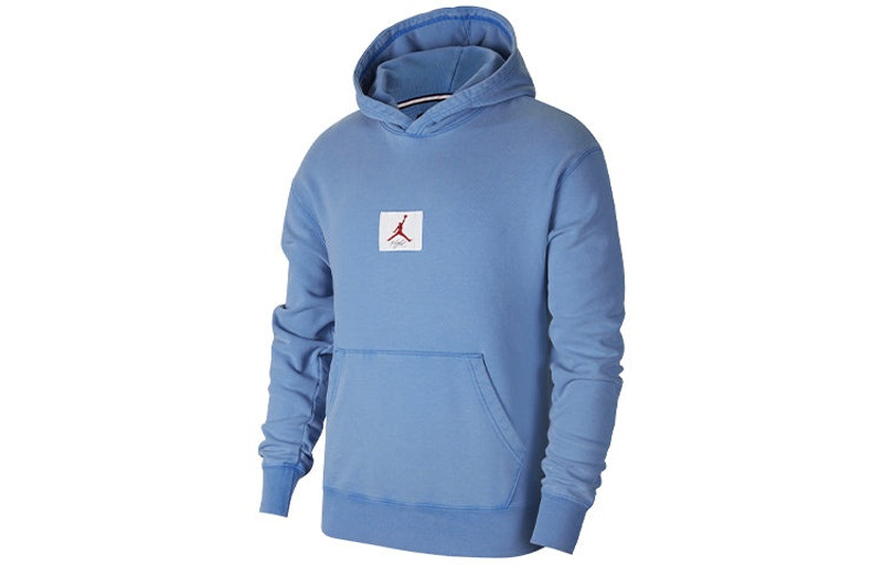 Air Jordan MENS Logo Print Long Sleeve Blue CZ6094-403 - 1