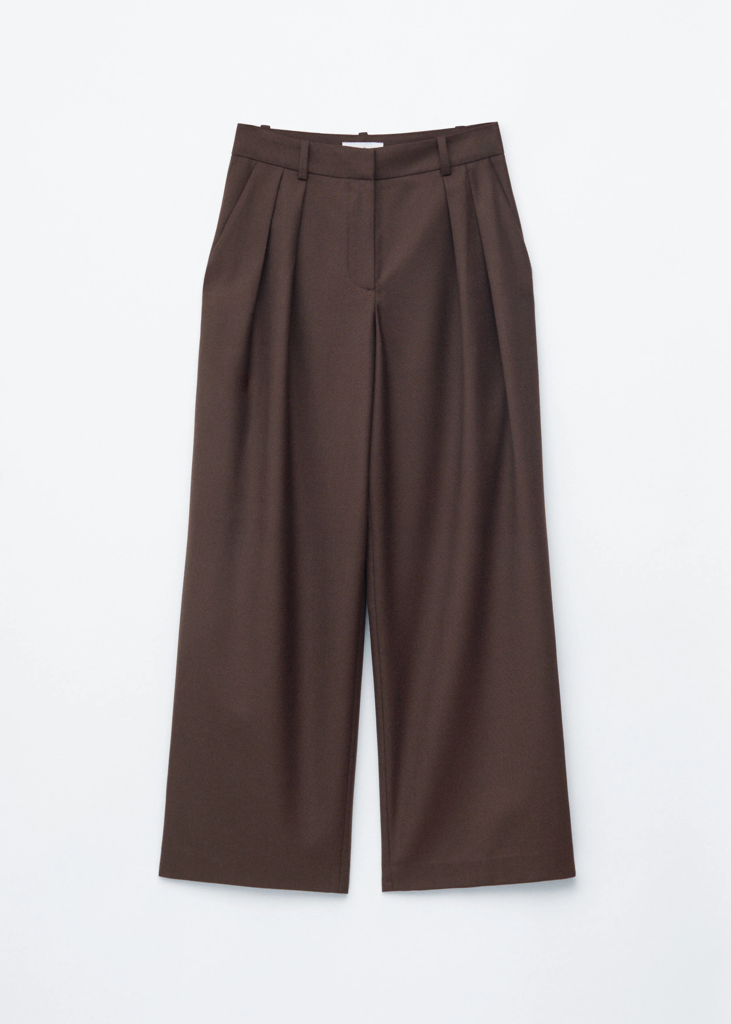 Wool-Blend Tailored Trousers - 1