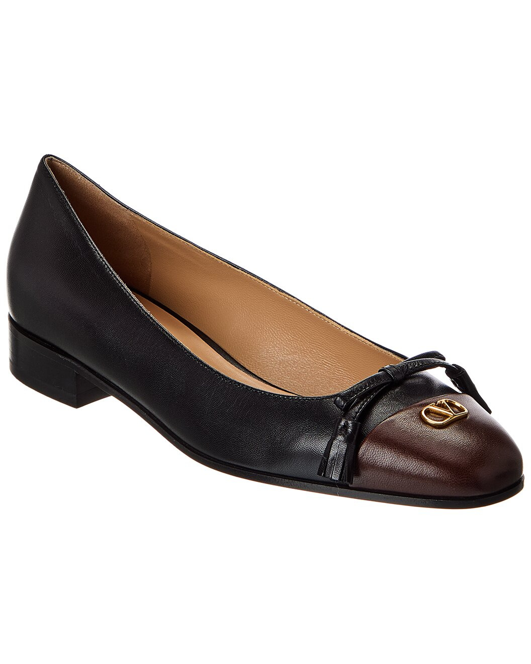 Valentino Valet Du Roi 25 Leather Ballerina Flat - 1