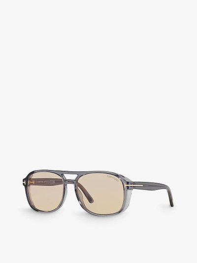 TOM FORD TR001630 Rosco square-frame acetate sunglasses outlook