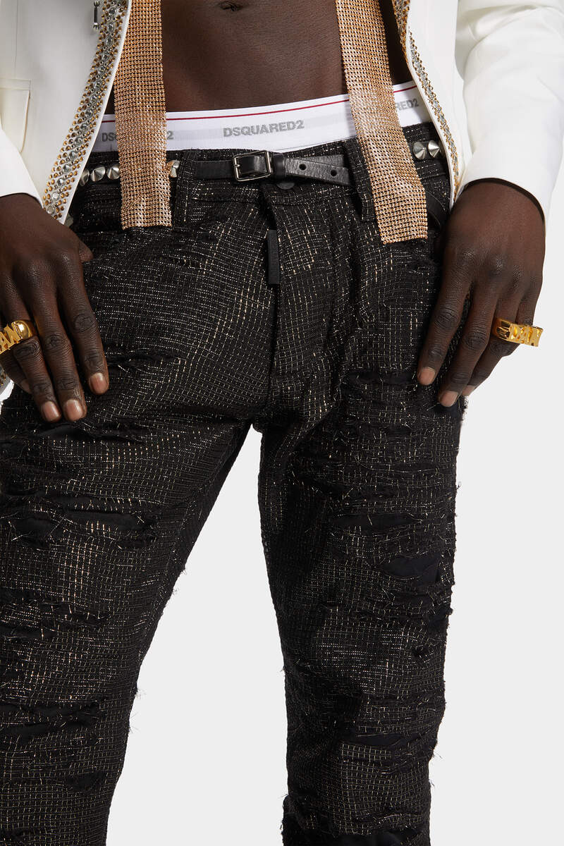 GOLD DISCO WASH SHARPEI BOOTCUT FLARED JEANS - 5