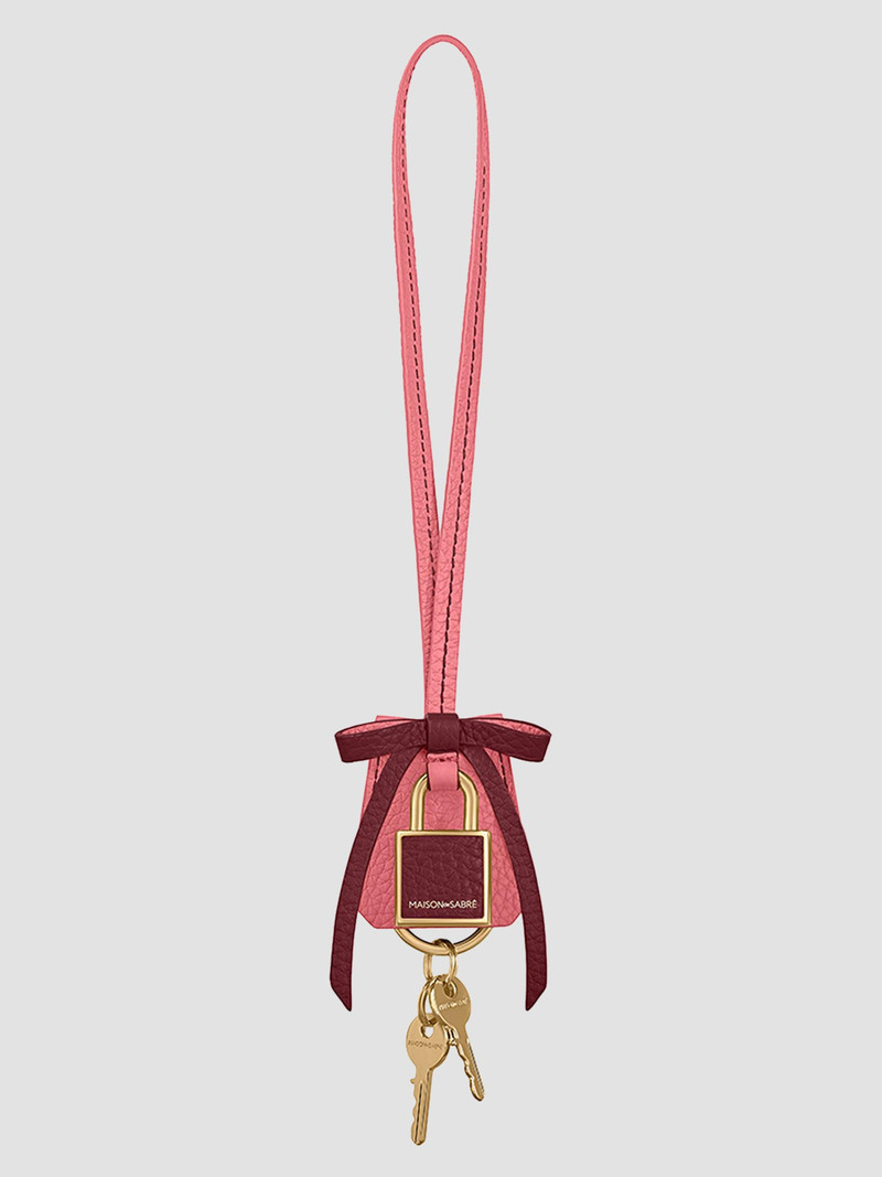 Women's The Bow Padlock Charm - Candy Plum 1
