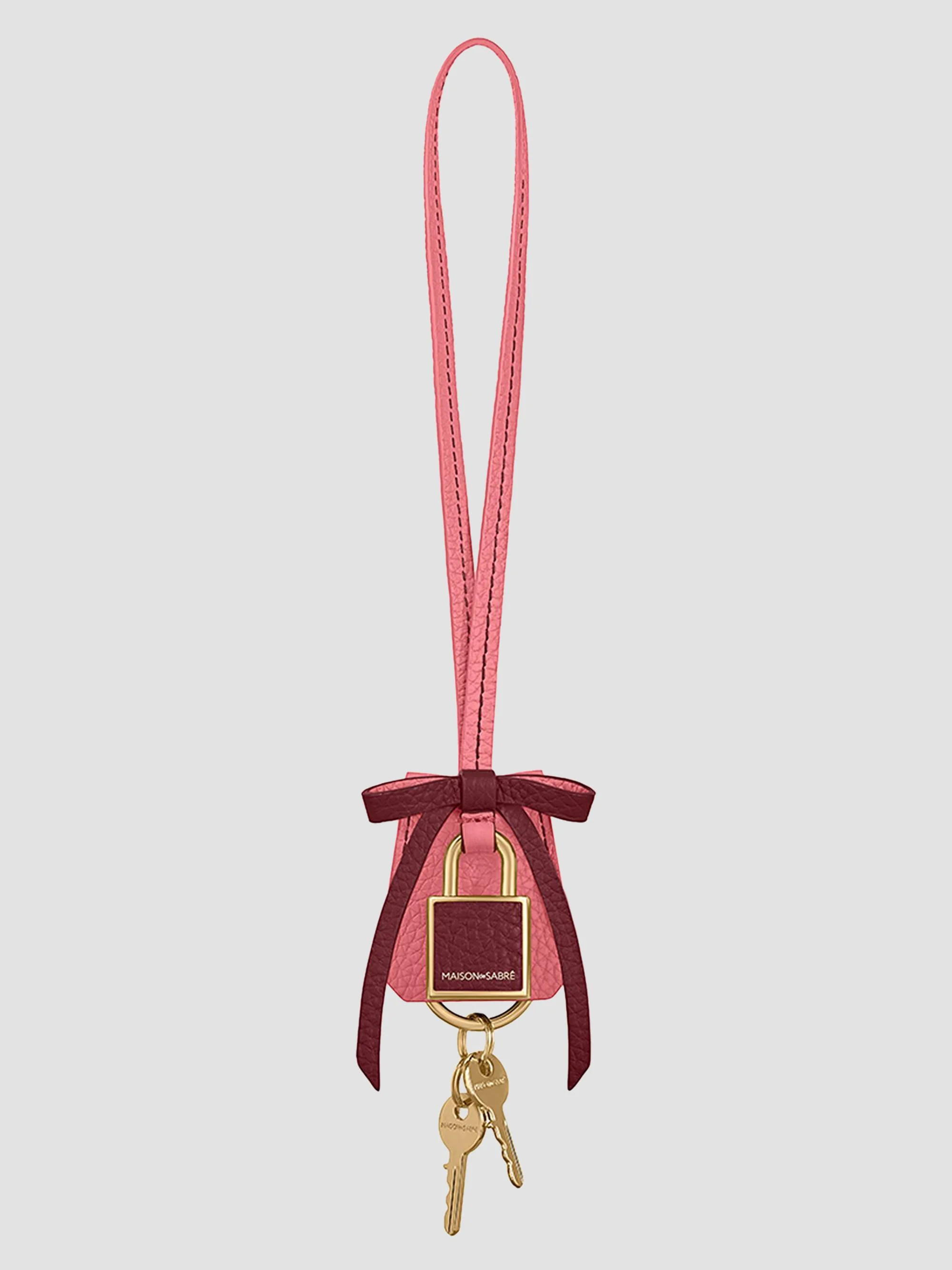 Women's The Bow Padlock Charm - Candy Plum - 1