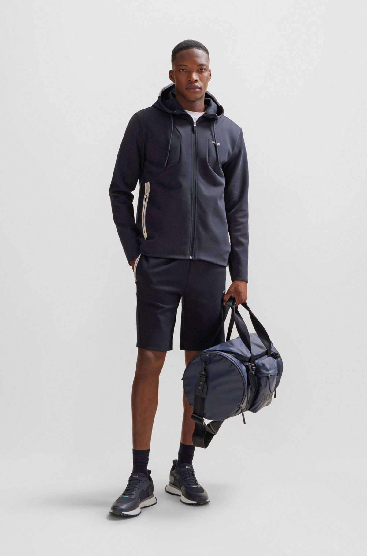 SHORTS WITH LOGO PRINT - 4