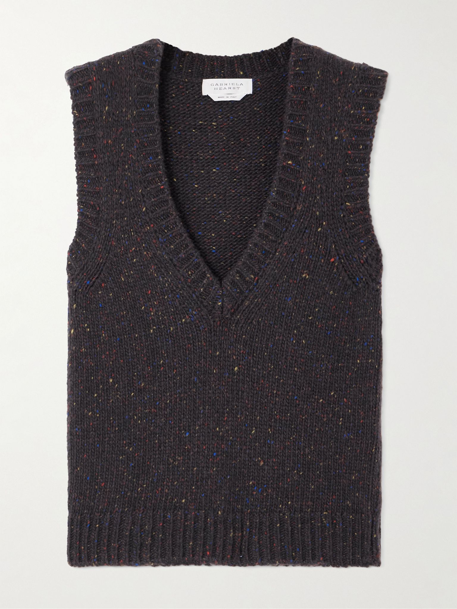 Solomon cashmere vest Dark gray - 1