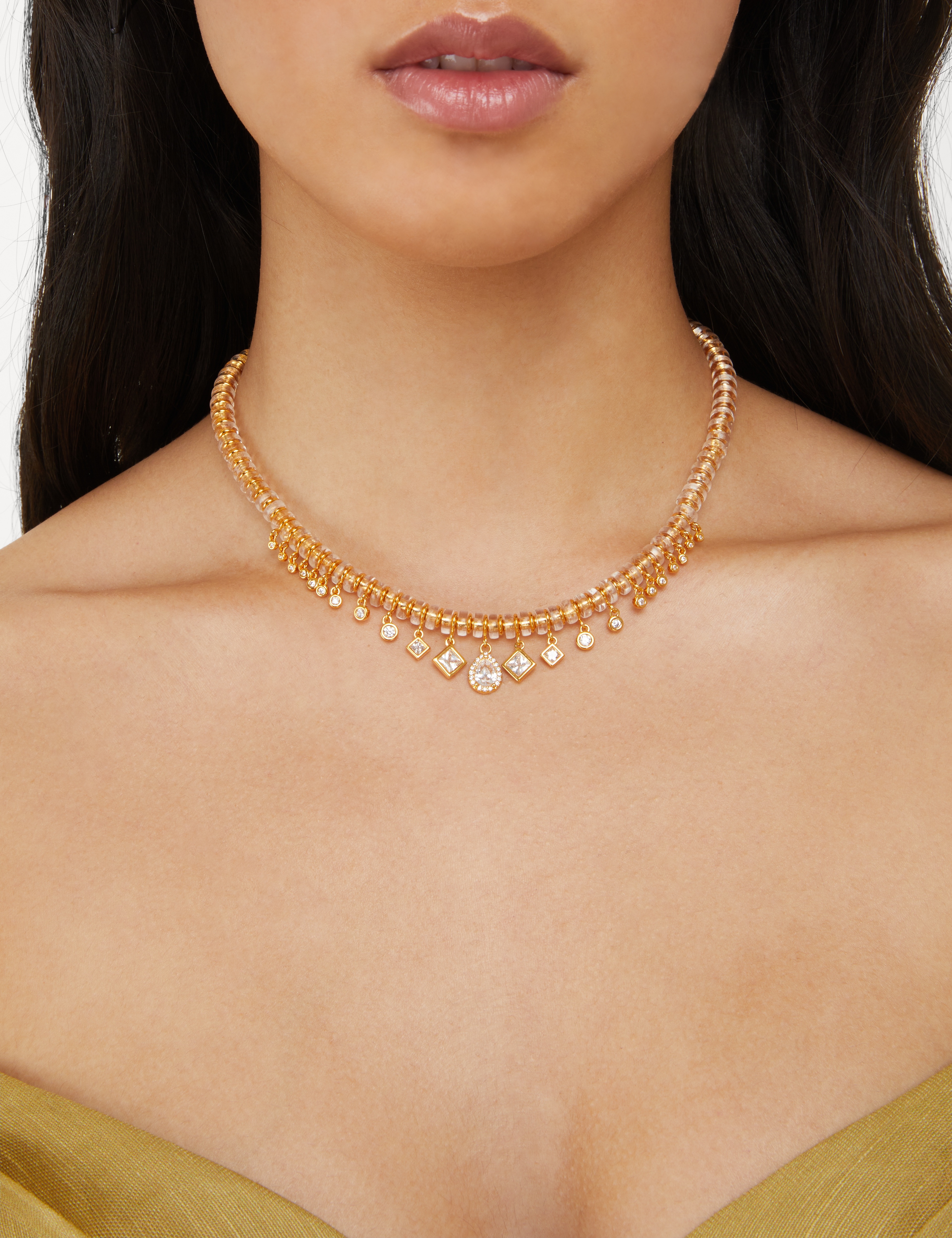 CRYSTAL BEADS NECKLACE - 2