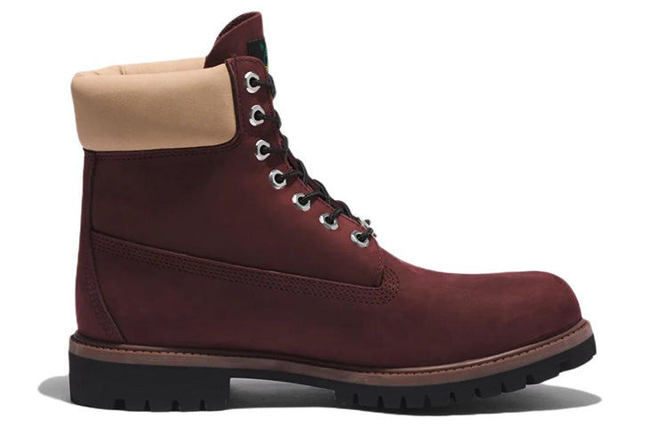 Timberland 6 Inch Premium Waterproof Boots 'Burgundy Nubuck' A2M1KC60 - 2