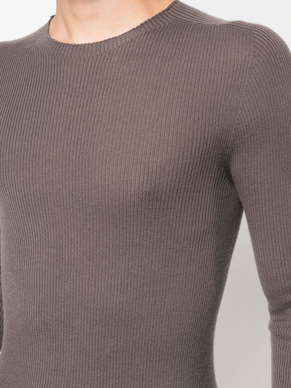 ribbed cashmere sweater - 5