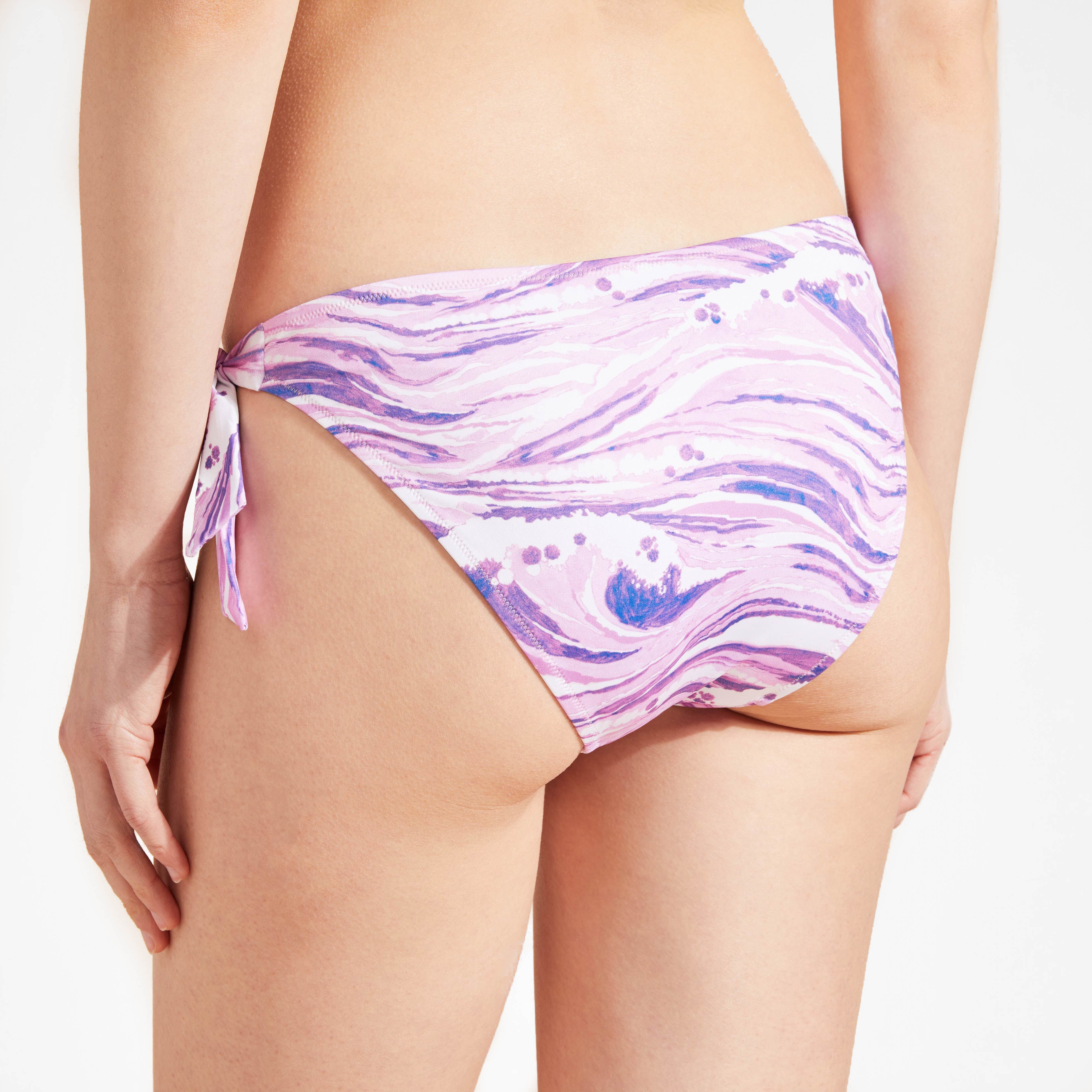 Women Side Tie Bikini Bottom Wave - Vilebrequin x Maison Kitsuné - 5