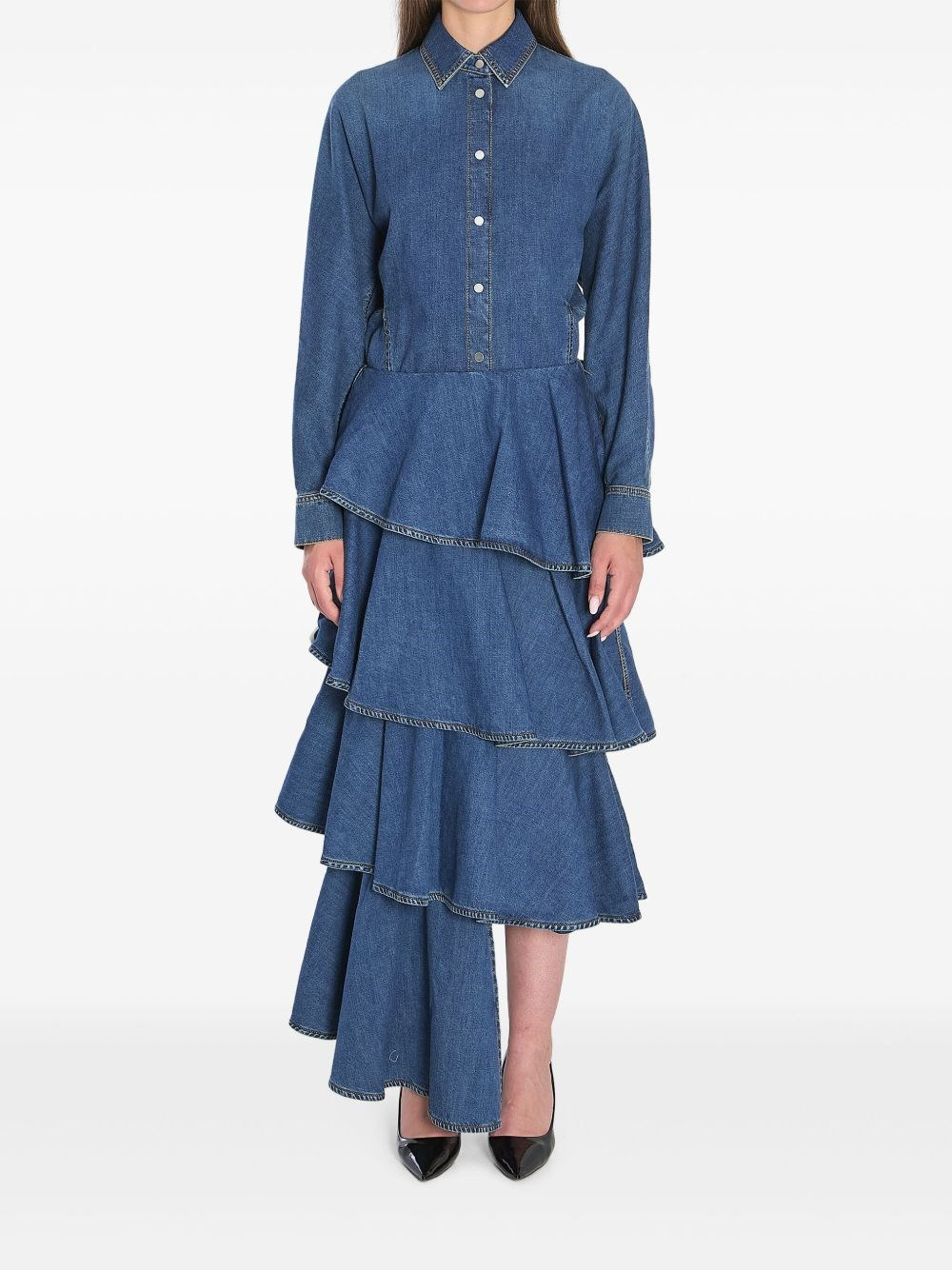Denim cotton shirt - 5